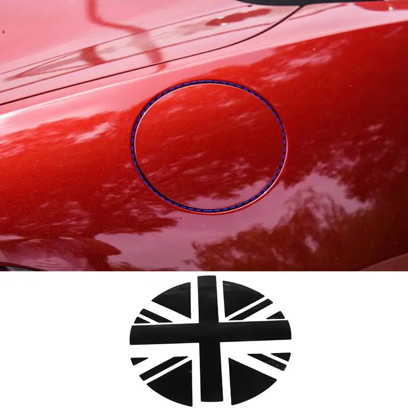 

Fuel Tank Cap Stickers Oil Tank Cover Decoration PVC Black Car Accessories For Jaguar F-TYPE 2013-2022