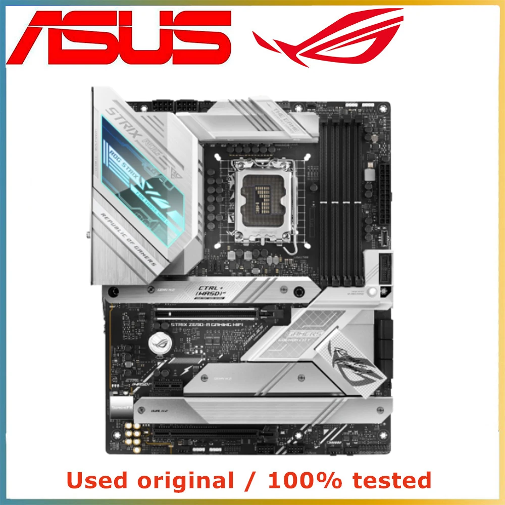 For ASUS ROG STRIX Z690-A GAMING WIFI Motherboard Intel DDR5 LGA1200 Socket Supports 13th CPU Gaming Desktop Maximum 192GB