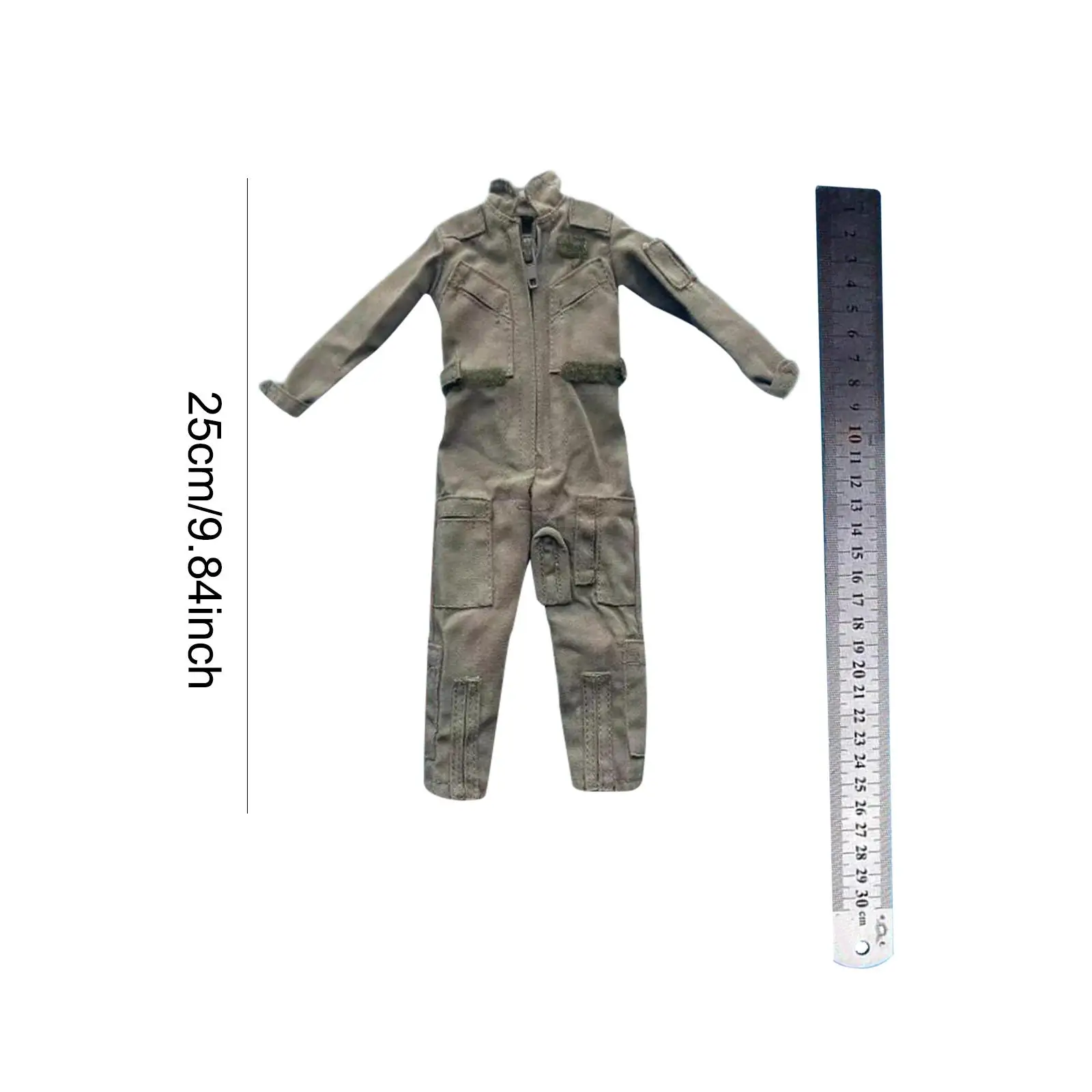 1/6 스케일 남자 전투기 복장 의상 복장 복고풍 세련된 코스프레 미니어처