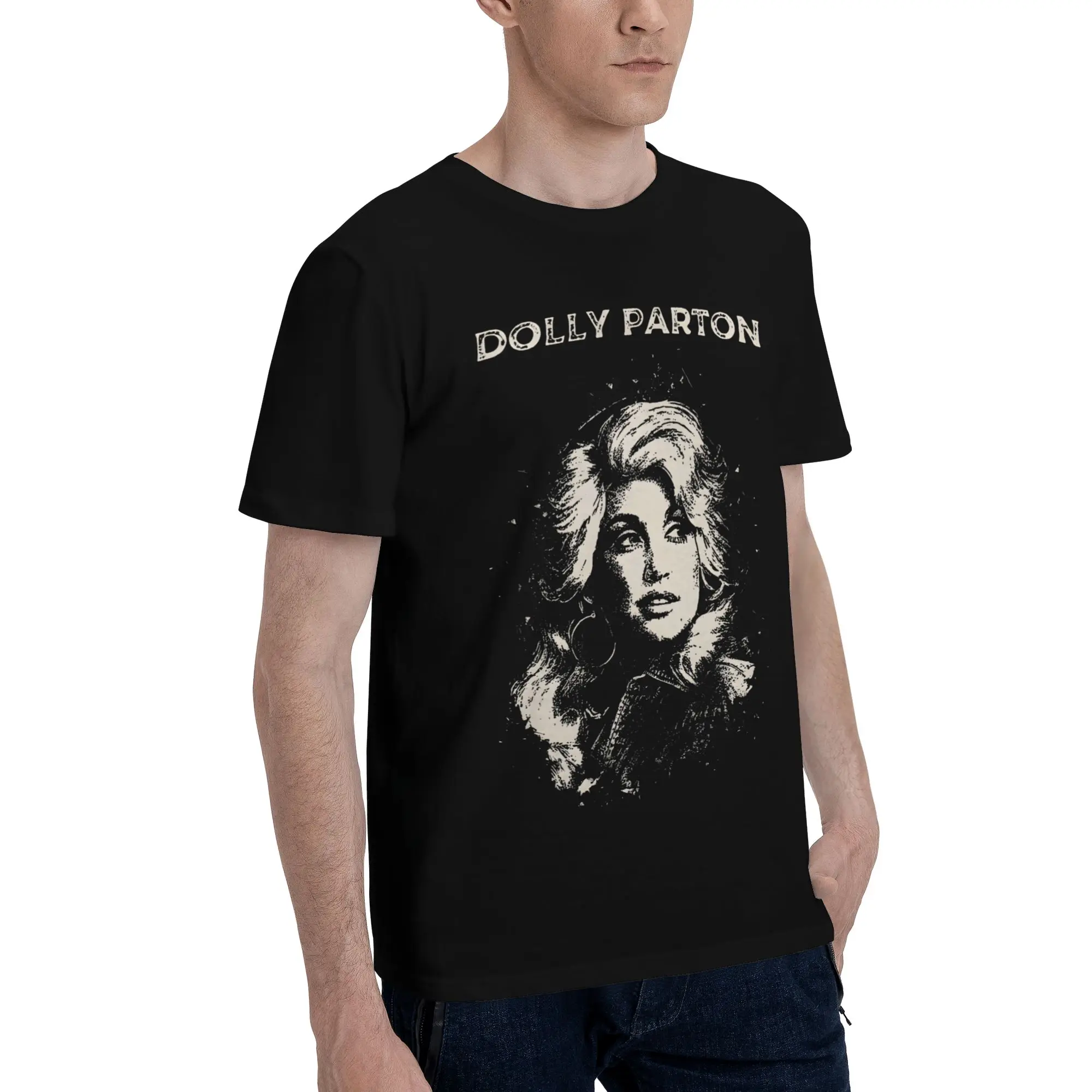 RIP Dolly Parton Merch Unisex T Shirt 100% Cotton Tee Print  Tops T-shirt