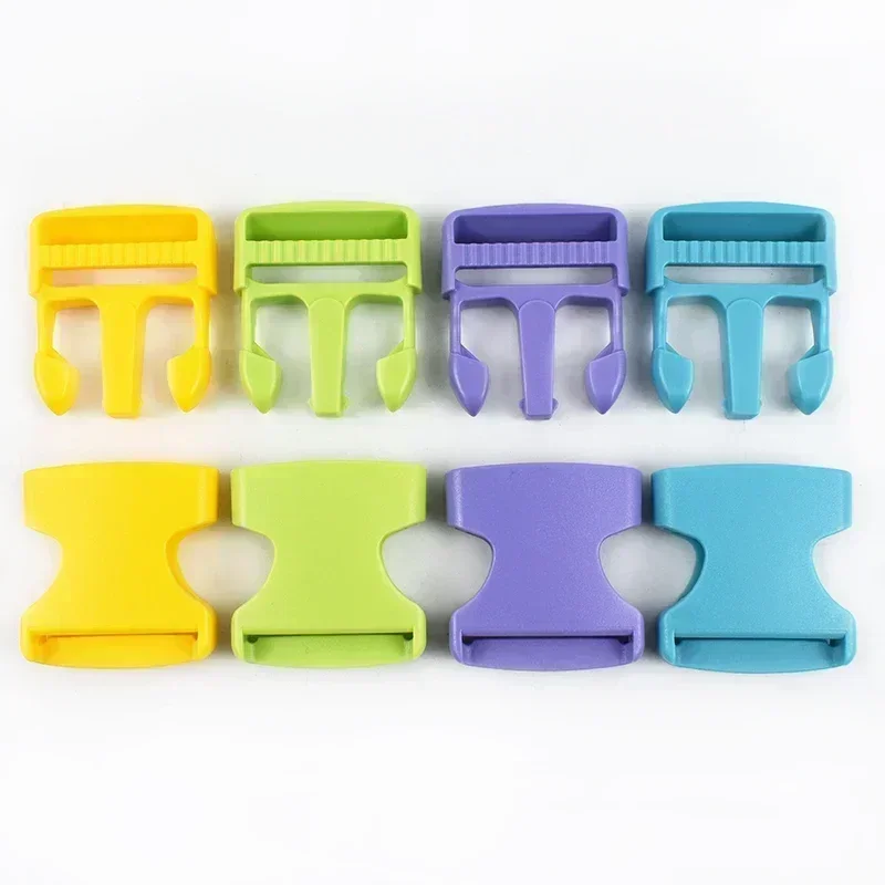 5/10Pcs 10-38mm Backpack Side Release Buckles for Bag Strap Closure Clasps Belt Loose Clasp Luggage Webbing Plastic Click Button