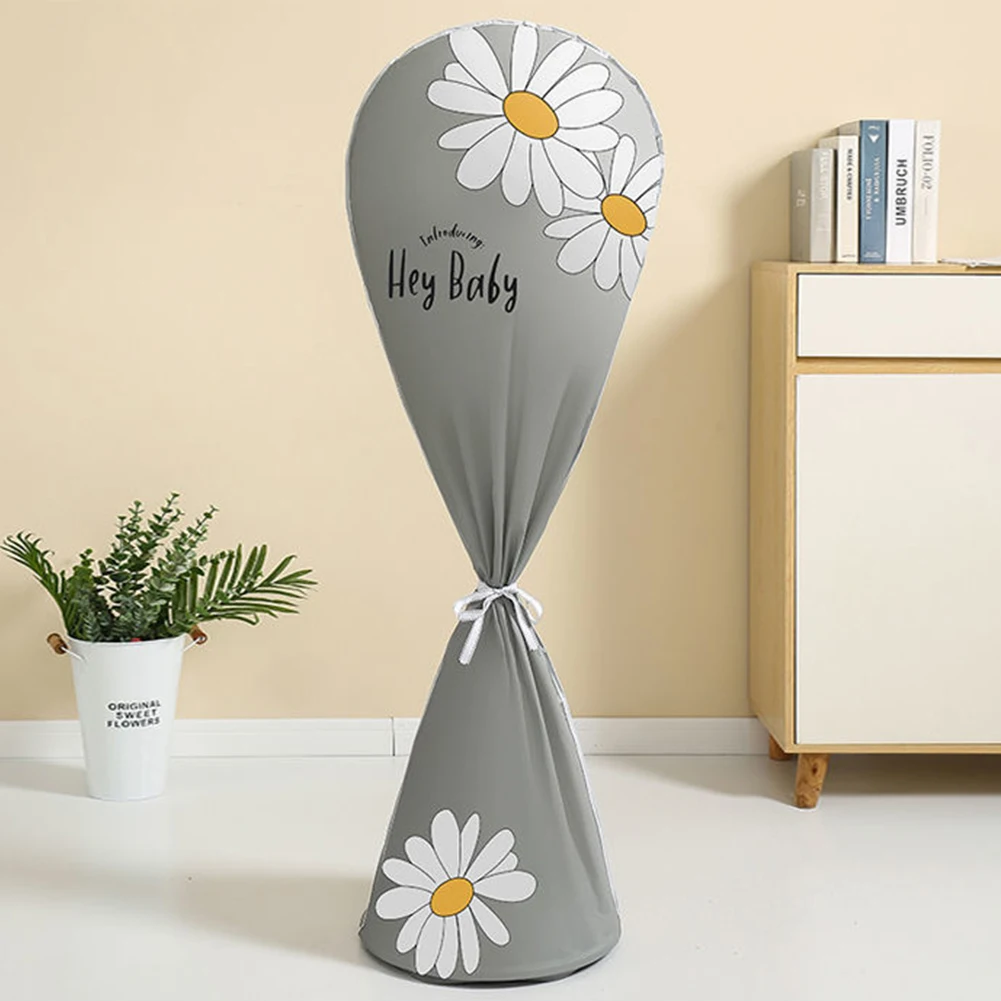 Washable Pedestal Cover Waterproof Fan Cover Prevent Dust Accumulation Anti-Pinch Feature Comprehensive Coverage