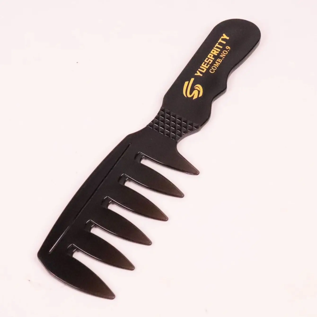 Professional hair salon styling comb set, hollow design massage comb, retro wide tooth comb Special for real hair wigs
