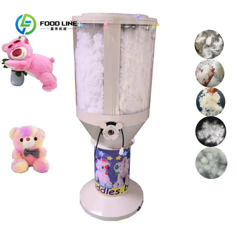 Plush Toy Making Machine Mobile Motor‑driven Teddy Bear Filling Stuffing Equipment Pillow Home Textile Production Wholesale