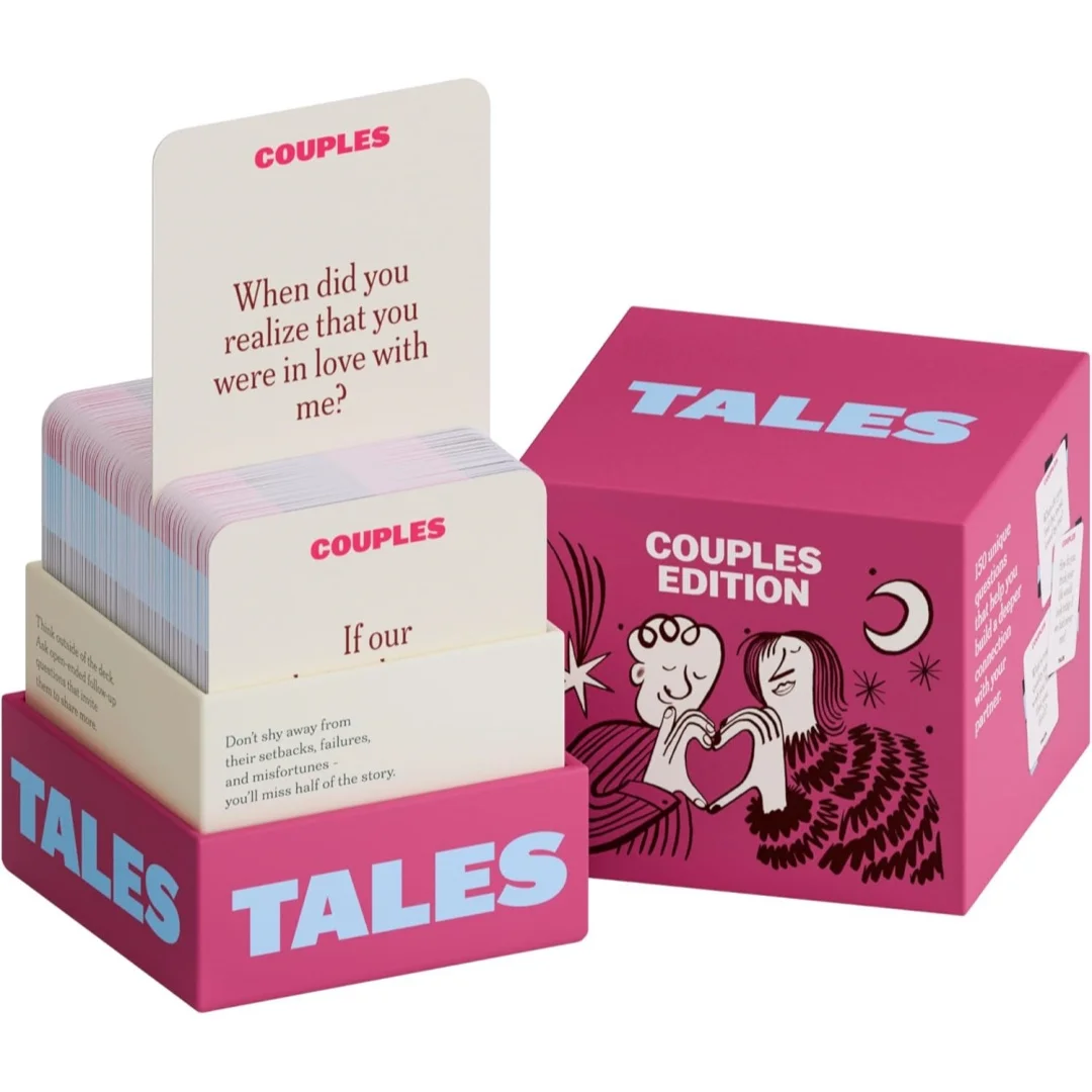 TALES 150 Conversation Starter Cards, Couples Edition, for Couples, Games for Adults, Date Night Ideas