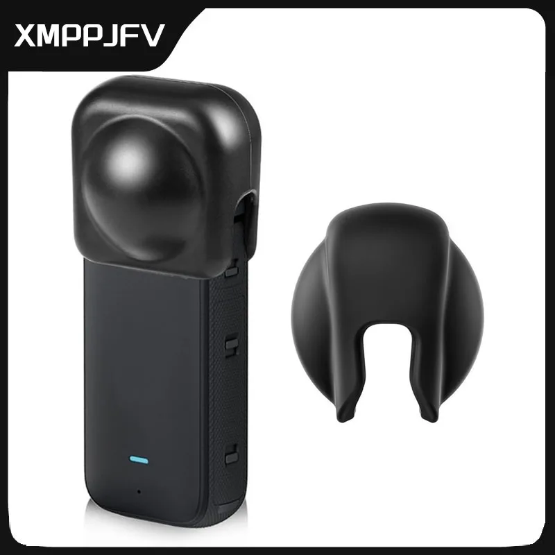 

Крышка объектива, совместимая с экшн-камерой Insta360 X4, силиконовый защитный чехол для объектива, пыленепроницаемый, устойчивый к царапинам, защита объектива
