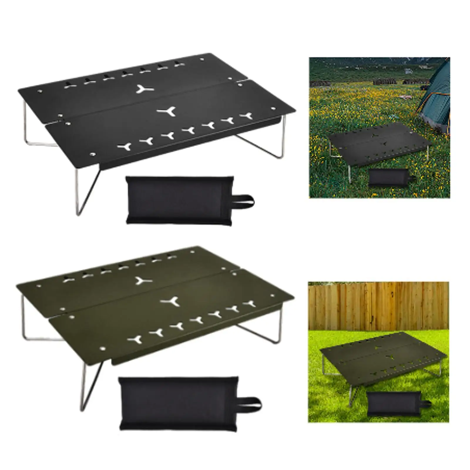 

Foldable Camping Table Beach Wih Carrying Bag Multifunctional Portable Desk
