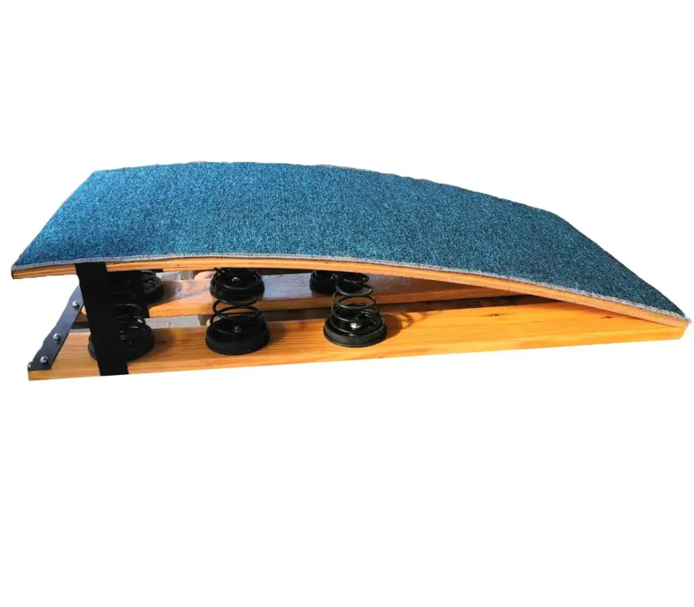 Wholesale Price Competition Gymnastic Equipment Spring Board Vault Board Carpet Topped Professional Gymnastics Springboard