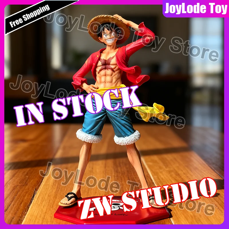 Auf Lager ZW Studio 23CM ONE PIECE Anime Figuren Monkey D. Ruffy Figur PVC Statue Desktop Ornament Sammlung Modell Spielzeug geschenke