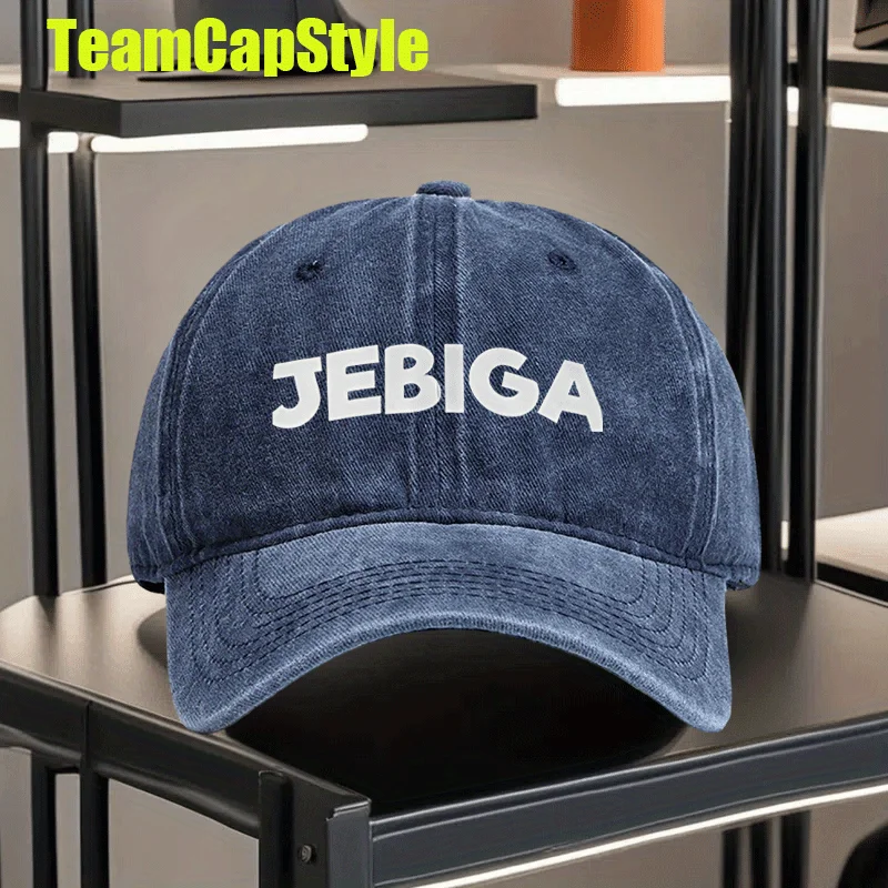 1 Jebiga Balkan Bosnia Serbia Slang, Wide Brim Soft Top Streetwear Distressed Washed Print Baseball Cap Hip Hop Hat Vintage Buck