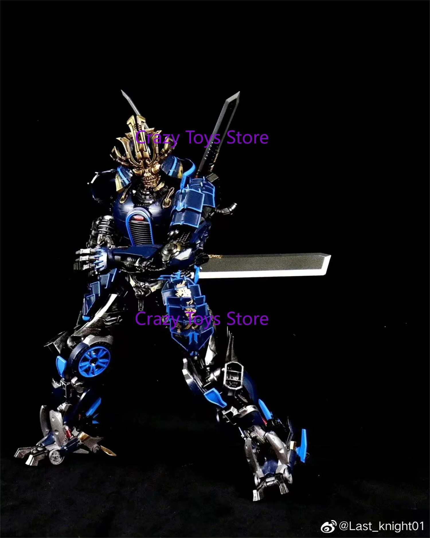In Voorraad Transformatie Speelgoed Laatste Nacht LK-01 LK01 Drifting Blue Swordsman met DLX Robot Action Figure Collection Gift
