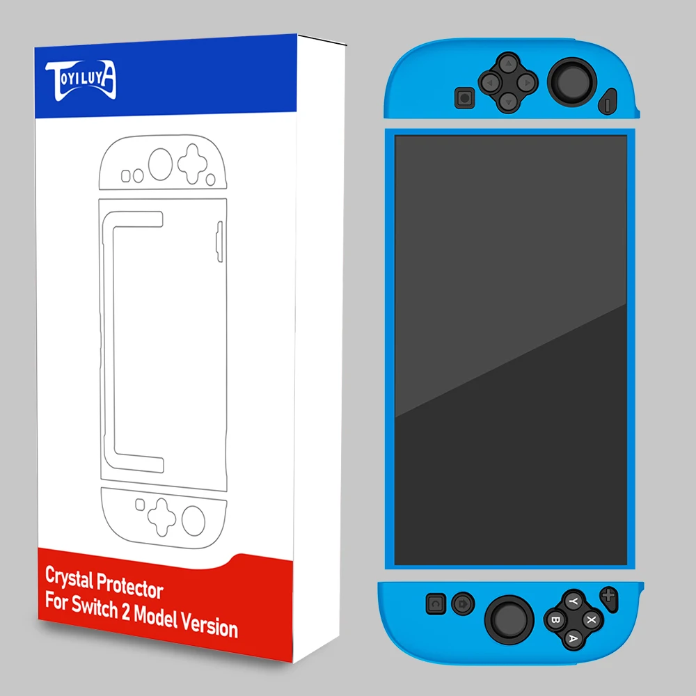 Funda de silicona suave dividida, funda protectora de goma para consola de juegos N Switch 2 2025 NS2