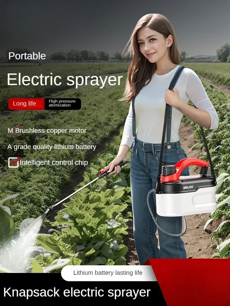 Powerful Agricultural Electric Sprayer - Rechargeable Lithium Battery Operated Backpack Sprayer for Pest Control