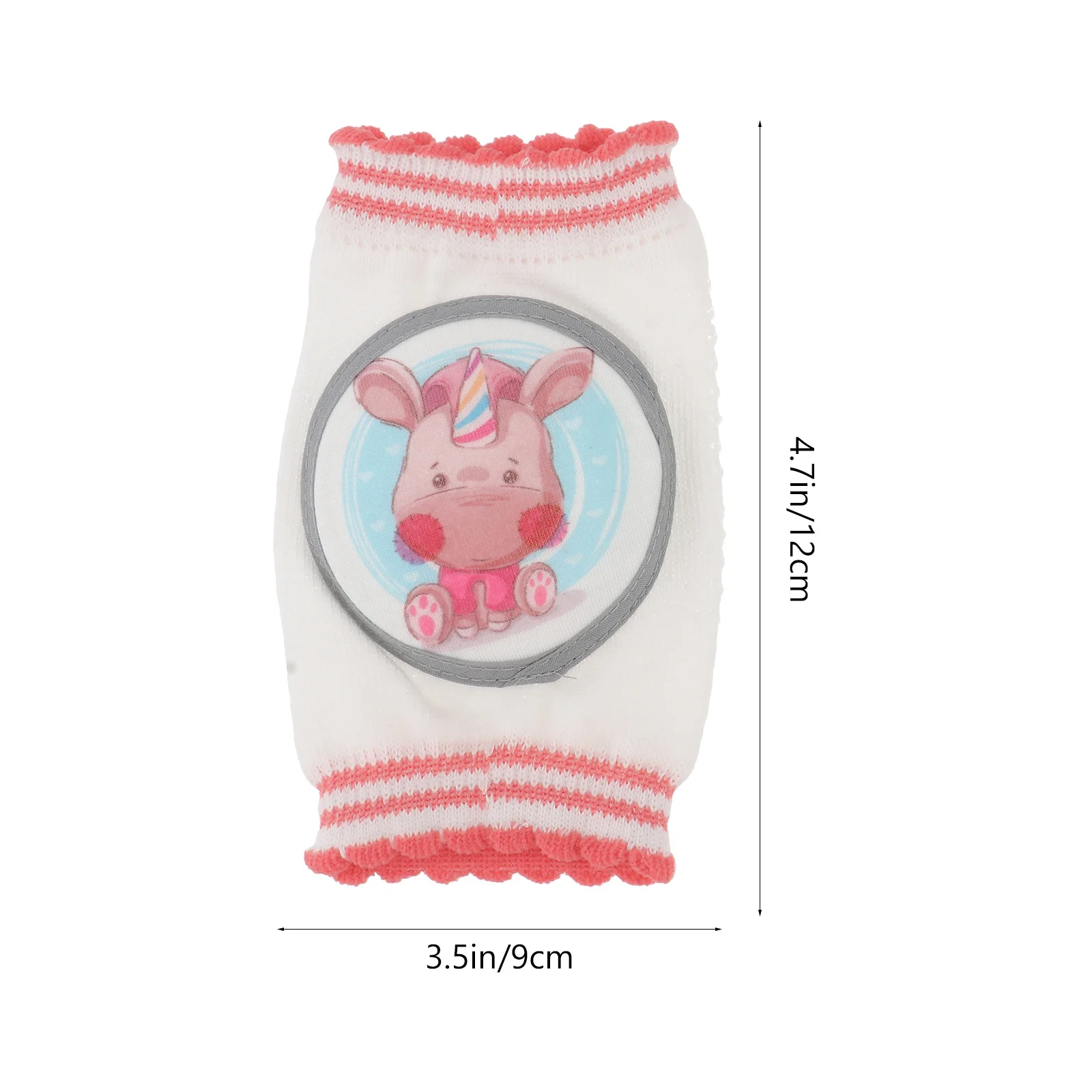 1 Pair Breathable Knee Pads Premium Comfortable Sweat-Absorbing Protection For Cartoon Animal Design