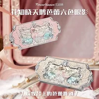 Flower Knows-paleta de sombras de ojos, joya de sirena, luz de luna rococó, fresa, 5 colores, puré de patatas nacaradas, 2023