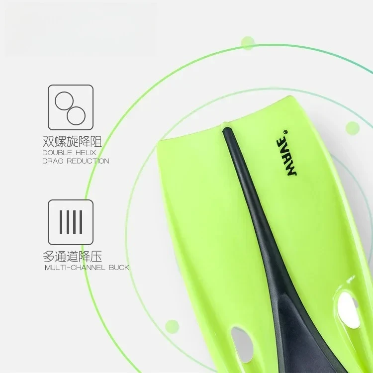 Adult Professional Freediving Snorkeling Fin, Men Women Deep Diving Swimming Flipper, Underwater Diving Equipment ，Swimming Fin view 4