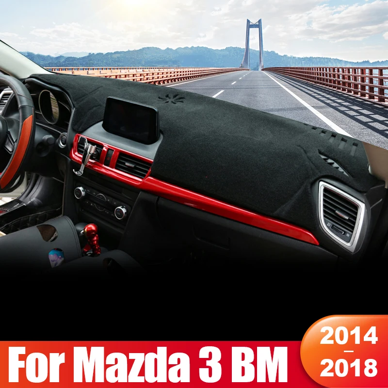 For Mazda 3 BM BN Axela 2014 2015 2016 2017 2018 Car Dashboard Cover Sun Shade Avoid Light Mat Instrument Panel Pad Accessories