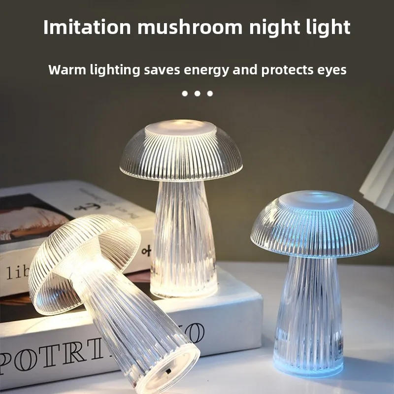 

Creative Desk Lamp Mushroom Atmosphere Night Light Jellyfish Luxury Decorative Gift Ornament