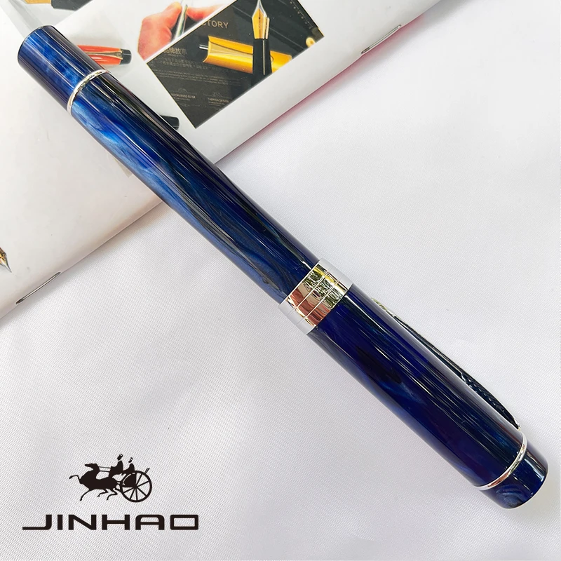 1 Stück JINHAO 100 Acryl Silber Pfeil Clip Kalligraphie Iridium Stift – Detail 7
