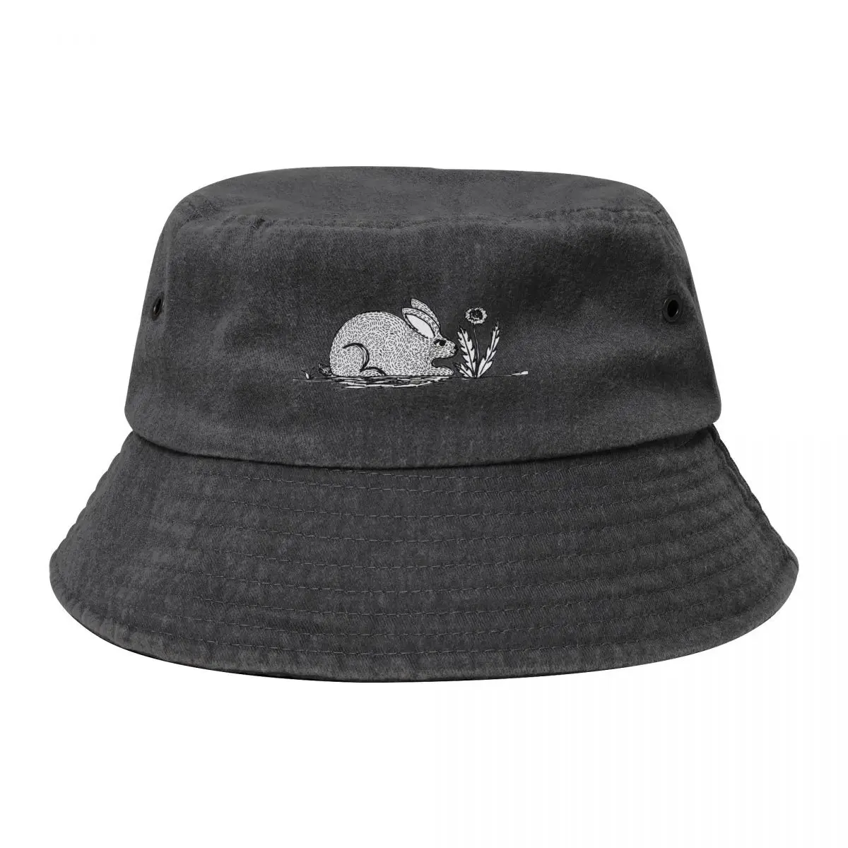 

Bunny Buddy Bucket Hat sun caps Hip Hop sun hat black Men Women's