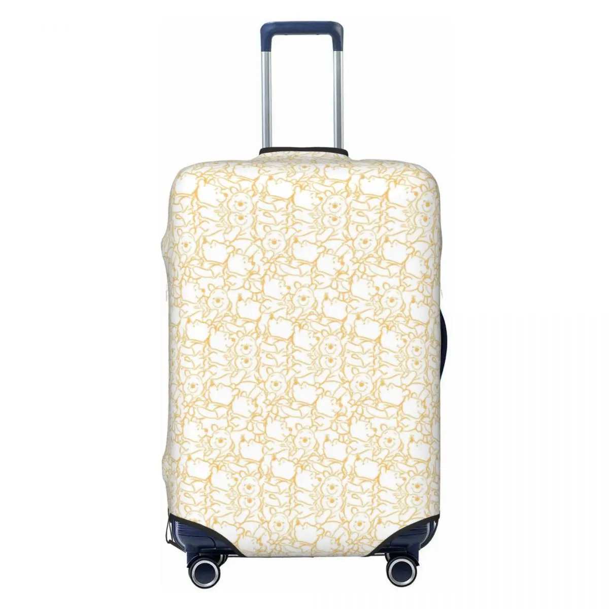 

Custom W-Winnie The Pooh Luggage Cover Funny Suitcase Protector Covers Suit For 18-32 inch