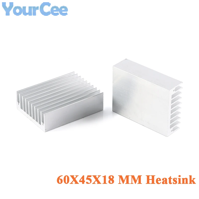 60*45*18mm Heatsink Cooler Cooling Fin 60X45X18mm Aluminum Heat Sink Radiator for LED Power IC Transistor Module PBC