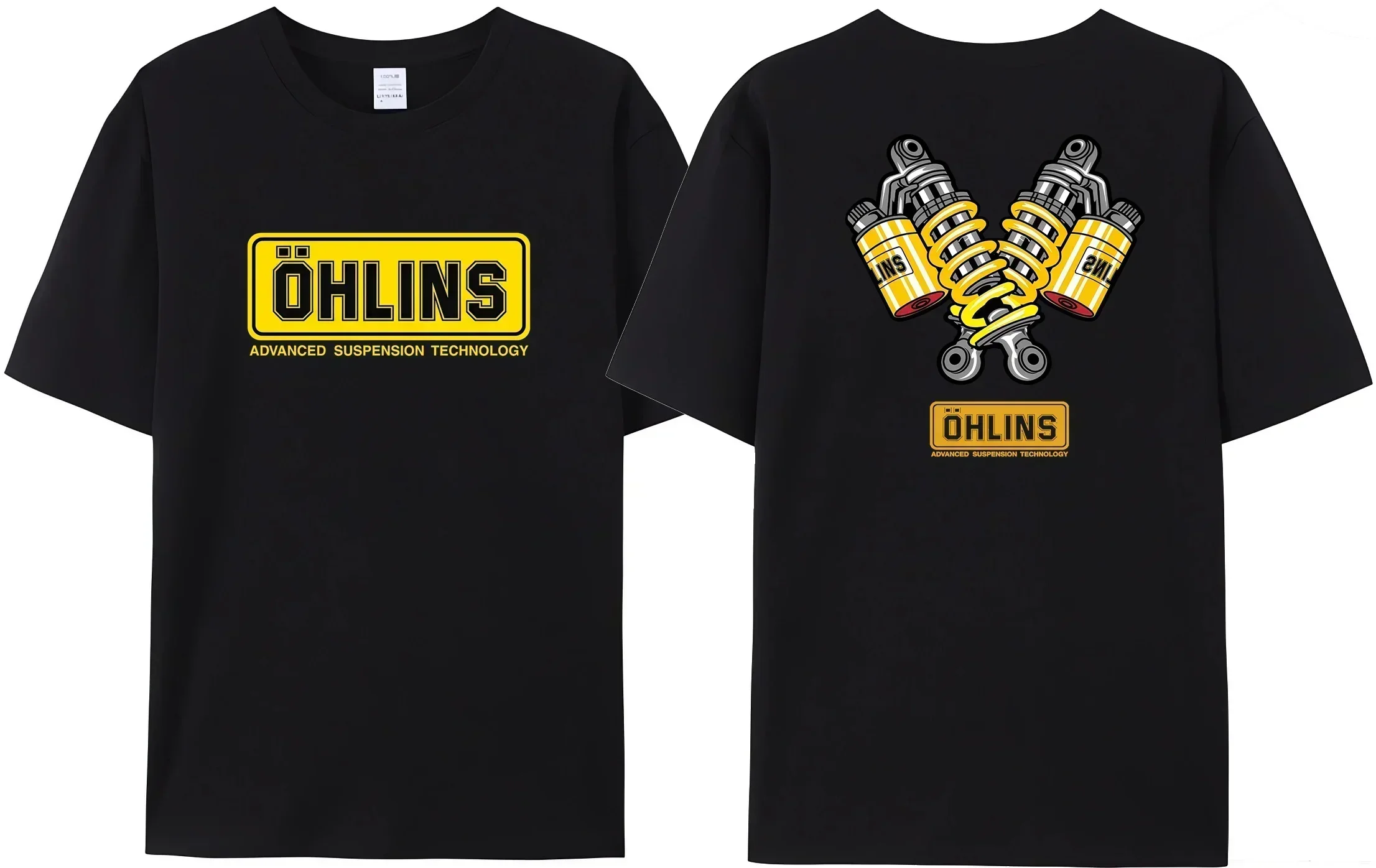 

Men's Unique Ohlins Sports Racing T-Shirt Pure Cotton Casual Shock Ohlins RXF34 M.2 Men's Comfortable and Popular TeeNO.1