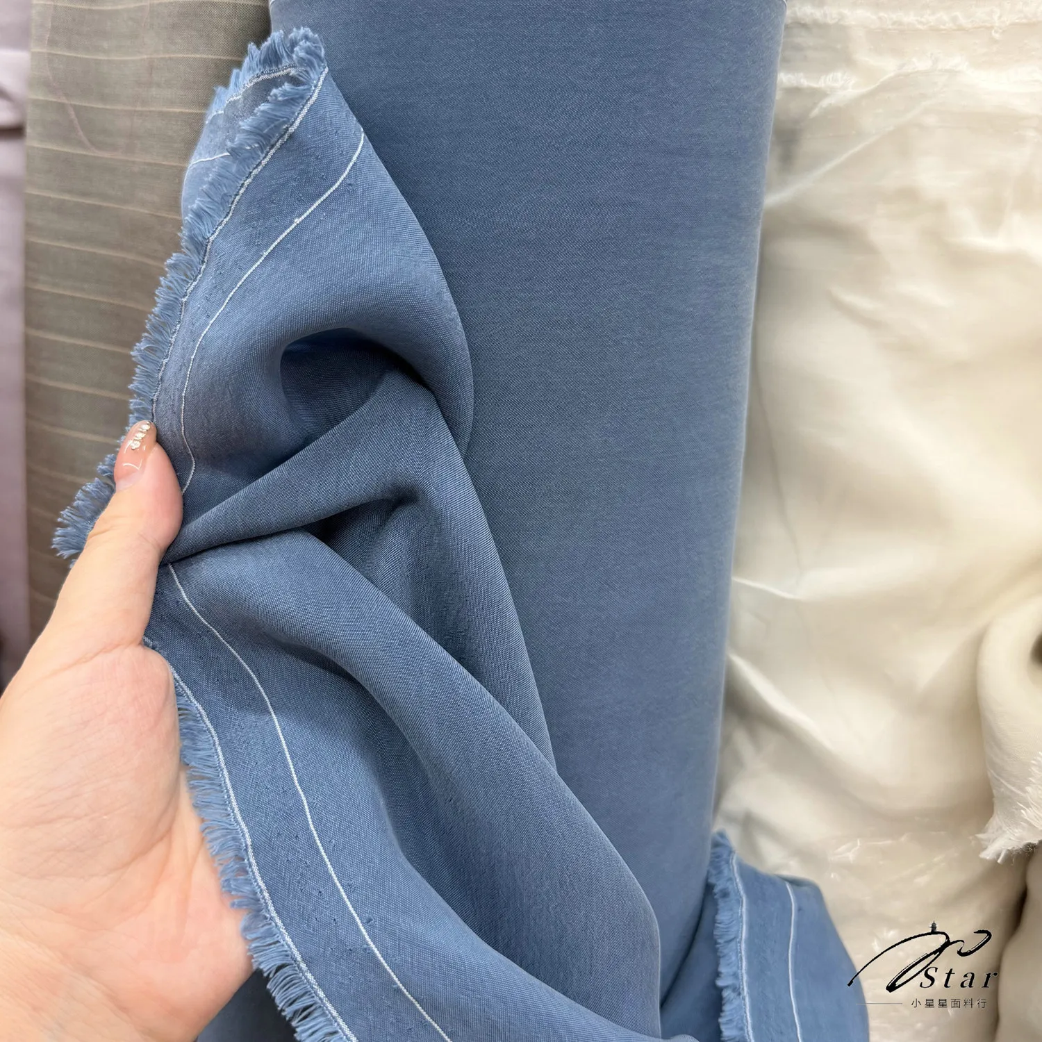 Turkey Solid Color Stone Washed Cuprammonuium Fabric Matte Silk Shirt Dress Drape Fabric
