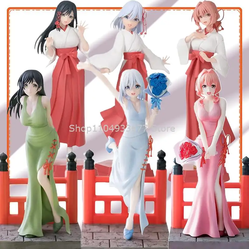 Genuino atado el nudo con una hermana Amagami Luminasta colecciones decorativas de escritorio Amagami Asahi Amagami Yuna Yae figura modelo