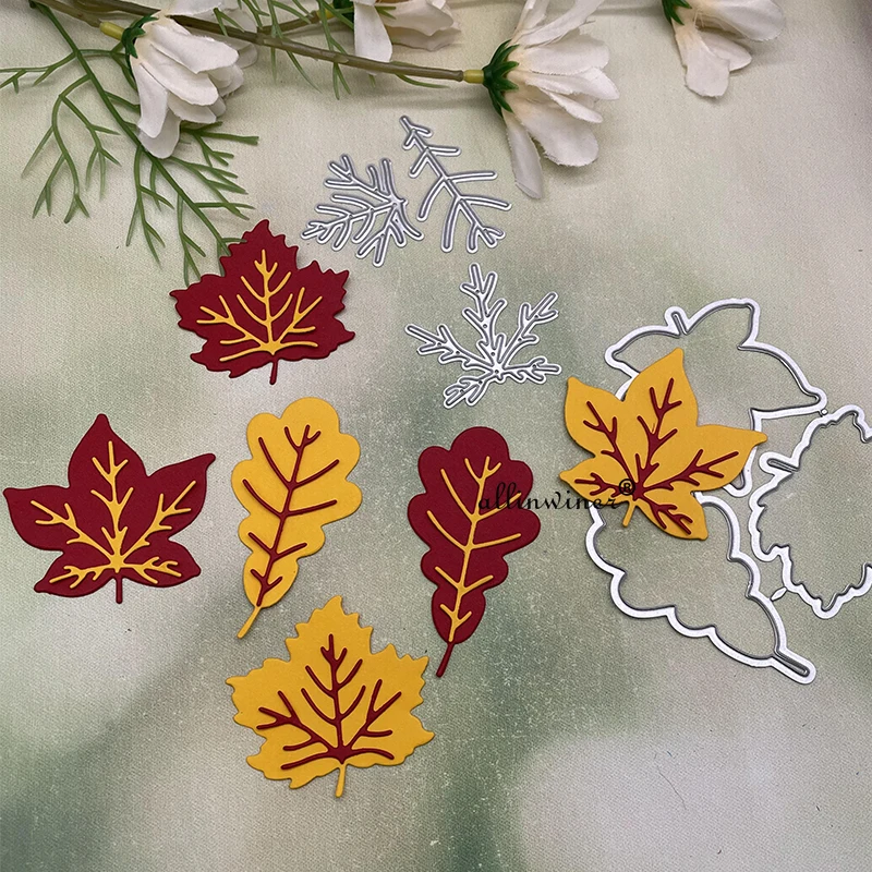 New Autumn maple leaves DIY Craft Metal Cutting Die Scrapbook Embossed Paper Card Album Craft Template Stencil Dies