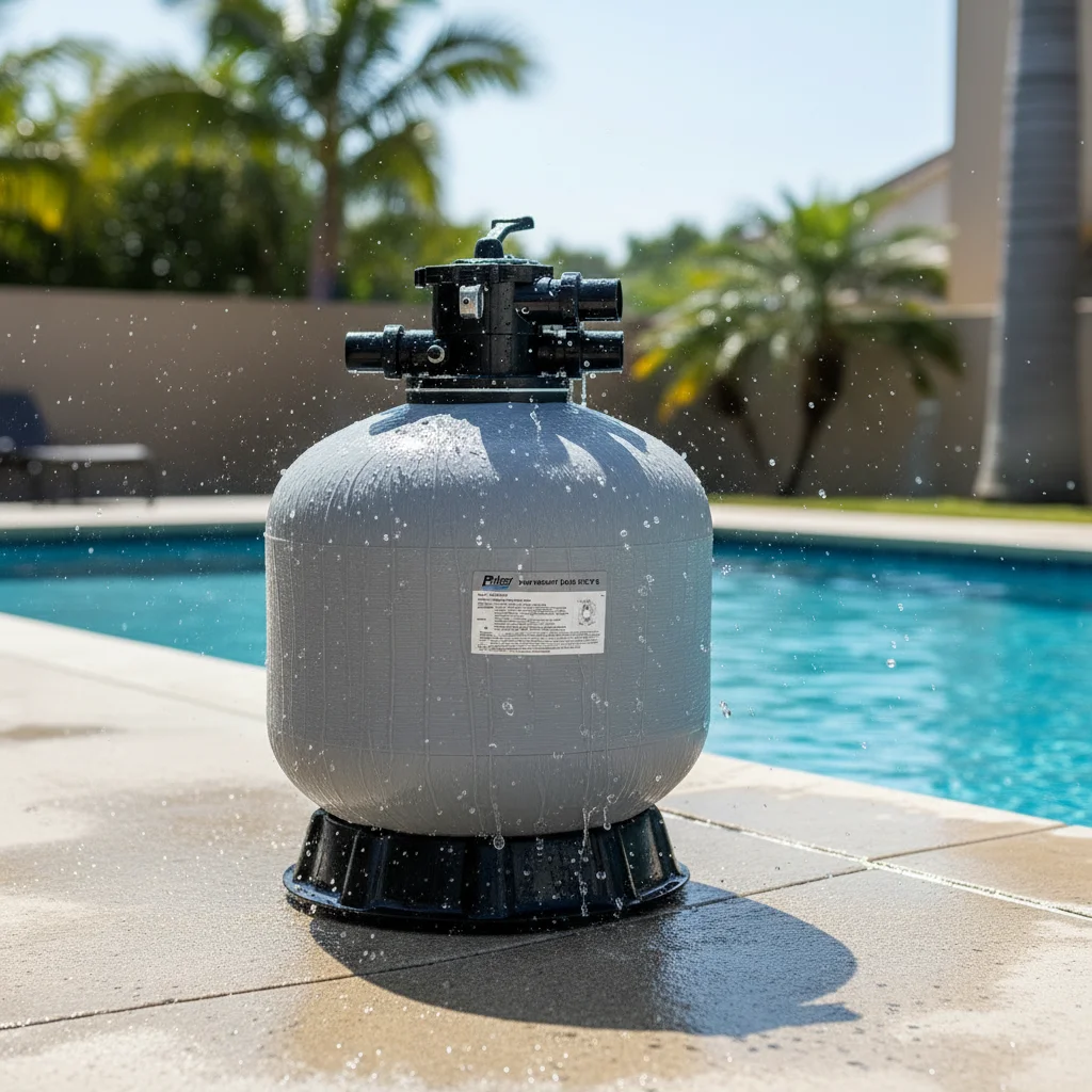 Pikes Quartz Sand Filter Fiberglass Material Swimming Pool Sand Filter