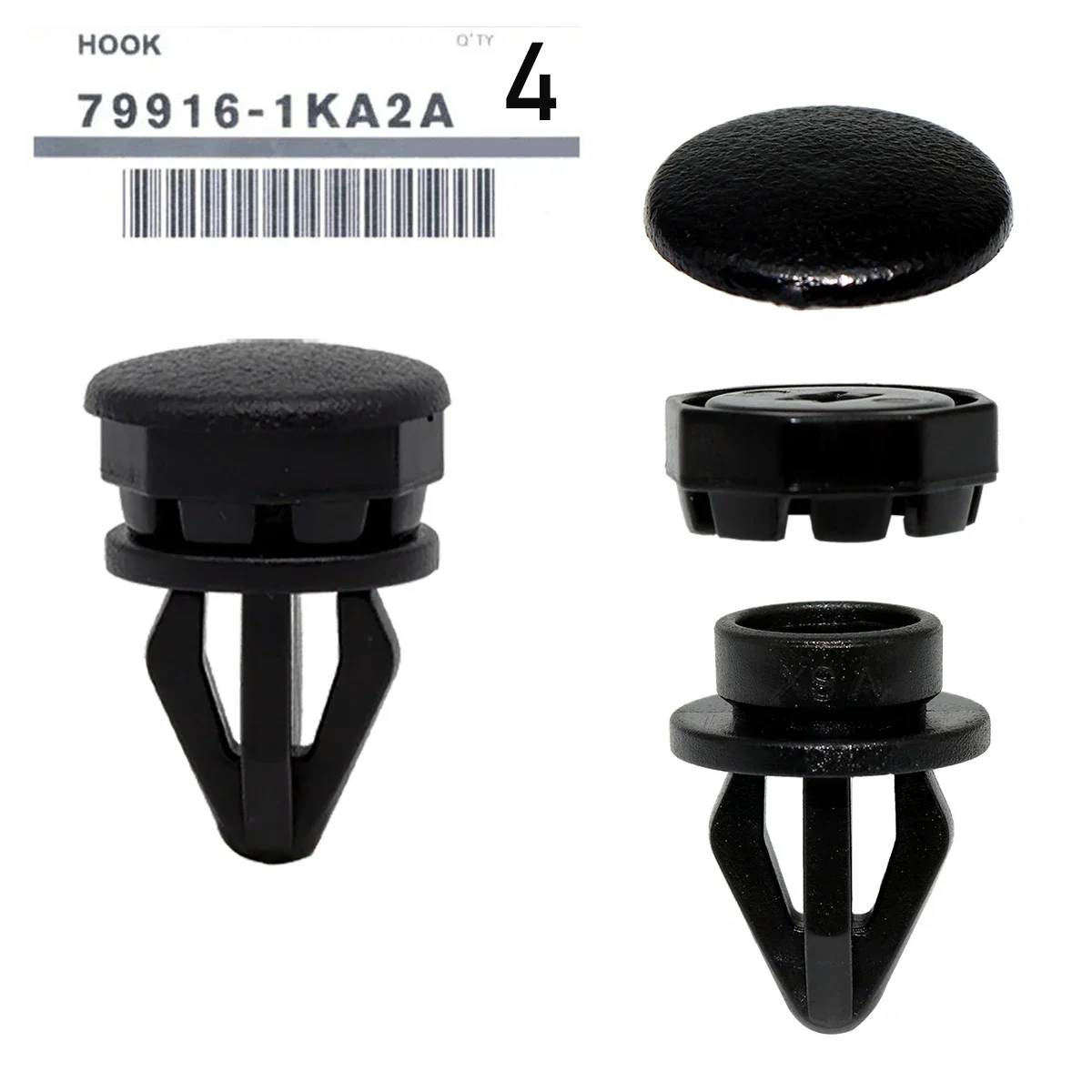 4X For Nissan Juke F15 Parcel Shelf Clip Trunk Button Luggage Hanger Hook Boot Interior Fastener Rear Fastening Brackets Parts