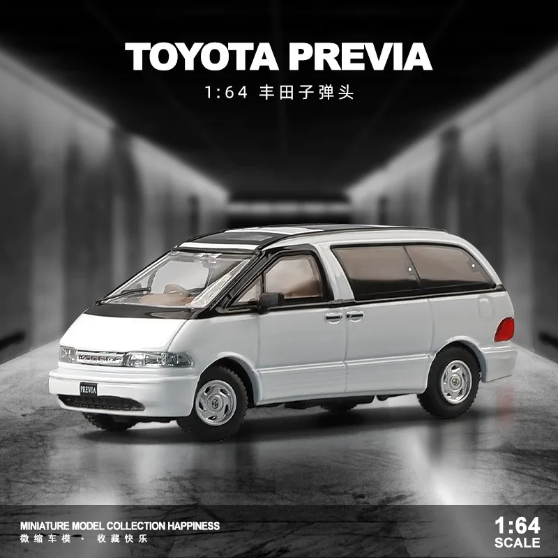 

GCD 1:64 Toyota Bullet Master Previa commercial vehicle MPV alloy car model