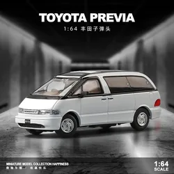 Bullet Master Previa MPV Alloy Car Model, veículo comercial, GCD 1:64