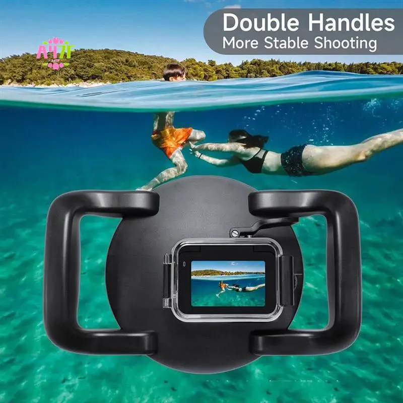 

A47F-For Insta 360 ACE Pro Dome Port Fisheye Lens For Diving Goggles Diving Mask Scratch-Resistant For Underwater Shooting