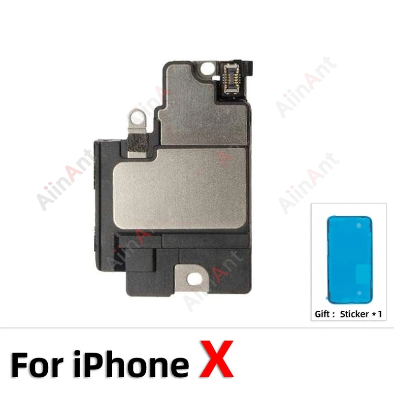 100% LoudSpeaker Phone Sound Buzzer Ringer Loud Speaker Flex Cable For iPhone 11 Pro X Xr Xs Max 6 6s 7 8 Plus SE with Sticker