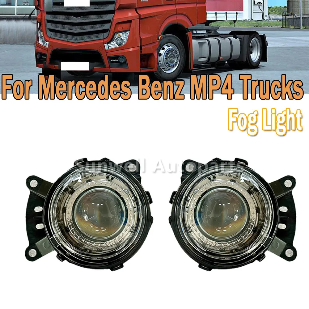 2 PCS ONE PAIR LED FOG LAMP LIGHT FOR MERCEDES ACTROS MP4 FRONT LED FOG LAMP LIGHT RH & LH 9608200556 9608200456