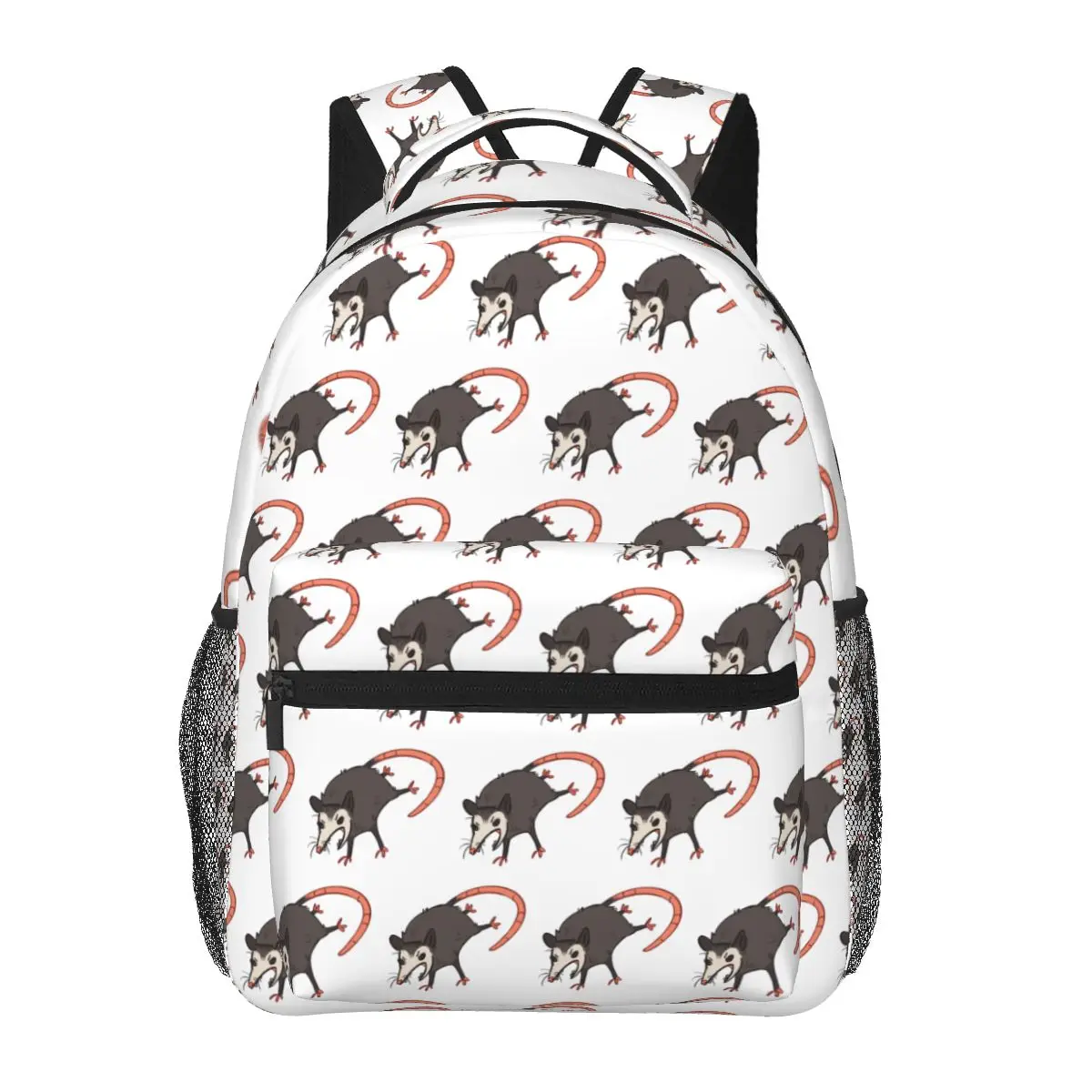 Cartonish Opossum Screaming AAAAAAA Backpacks Boys Girls Bookbag Students School Bags Kids Rucksack Shoulder Bag Large Capacity