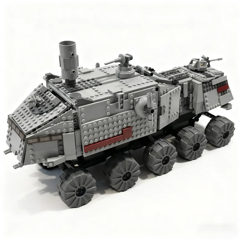 949pcs MOC Budget But Big Turbo Tank HAVw Star Battle Model Building Blocks Architecture Festival Gifts Idea Toy Brick view 4