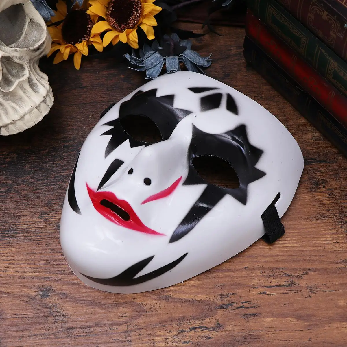 デスマスク ハロウィン コスチューム パーティー 快適な着用 マスカレード 小道具 ミステリー雰囲気 クリスマス コスプレ おもちゃ ほとんどの用途に適合