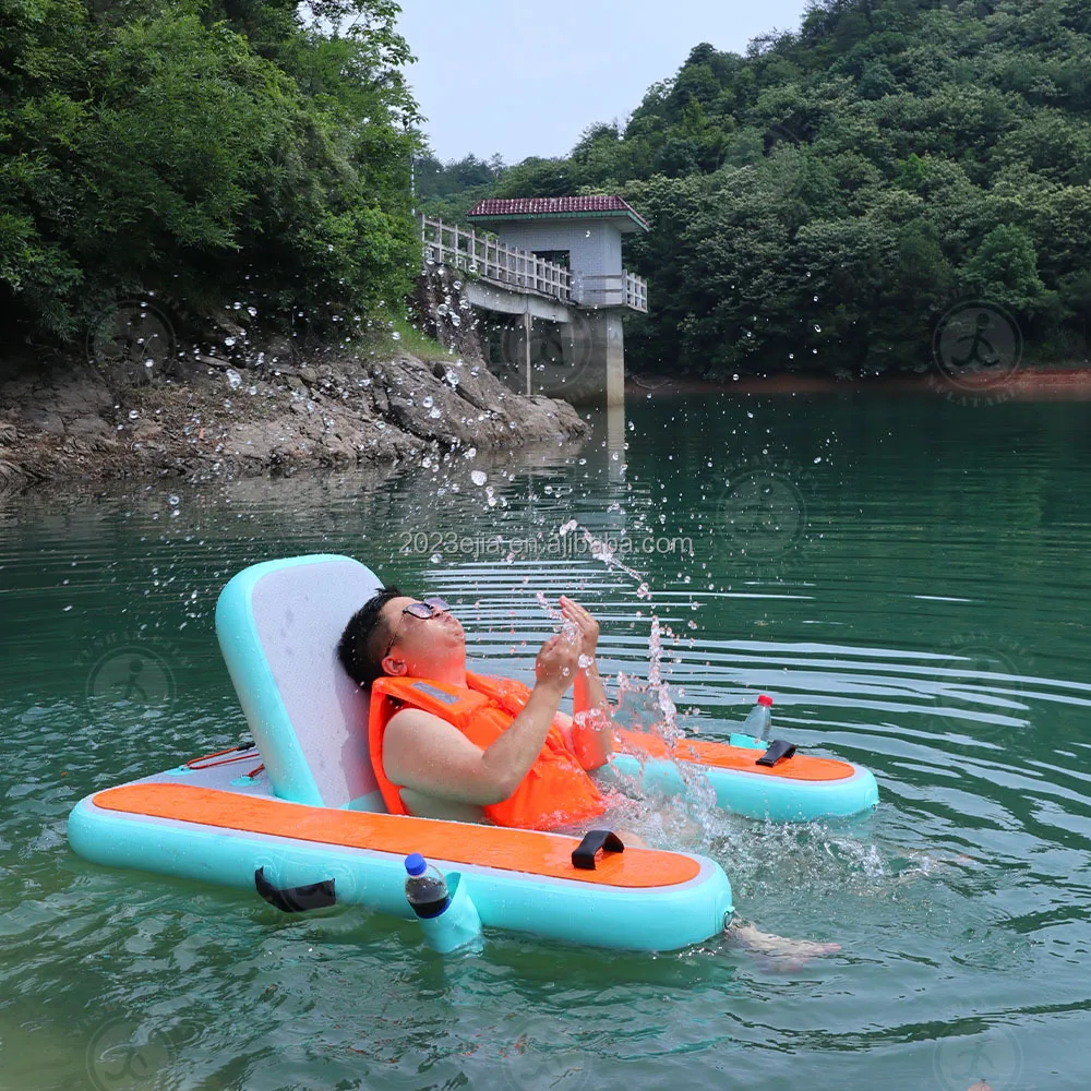 2024 NEW Style Luxurious Comfortable Water Chair Inflatable Water Hammock Floating Chair For Single