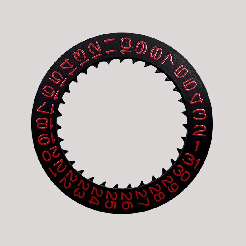 NH35 NH36 تاريخ الحركة الطلب يناسب NH35 NH36 حركة SKX007 SKX009 أحمر أزرق أسود التلقائي الميكانيكية Movt يوم تاريخ عجلة الاتصال الهاتفي #2