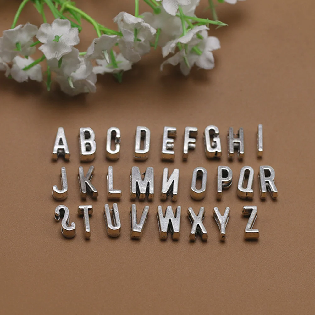 

50Pcs English Letter M Pendant Charms Alloy DIY Jewelry Making Accessories Necklace Bracelet Alloy Pendant Charm