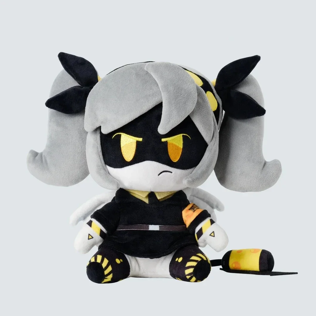 30CM Murder drone gadis mainan mewah Kawaii kartun Anime N Dog UZI Plushie boneka lembut pembunuh mainan Robot kecil untuk anak-anak Christma