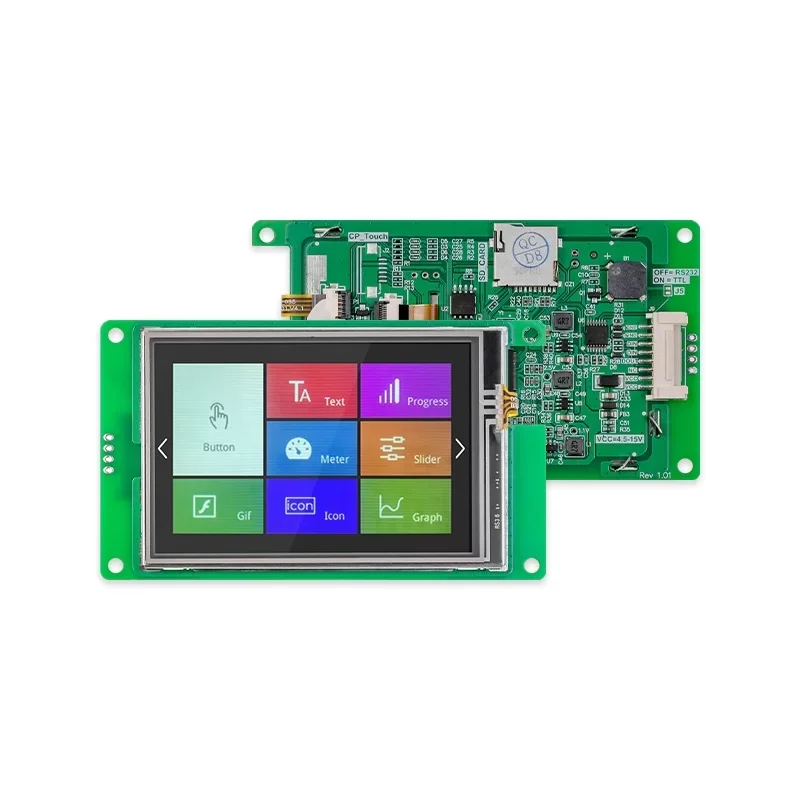 Wizee 3.5 inch 320*480 IPS TTL dIsplay,HMI touch Display,  low price, support is a free debug support for the assignment operato