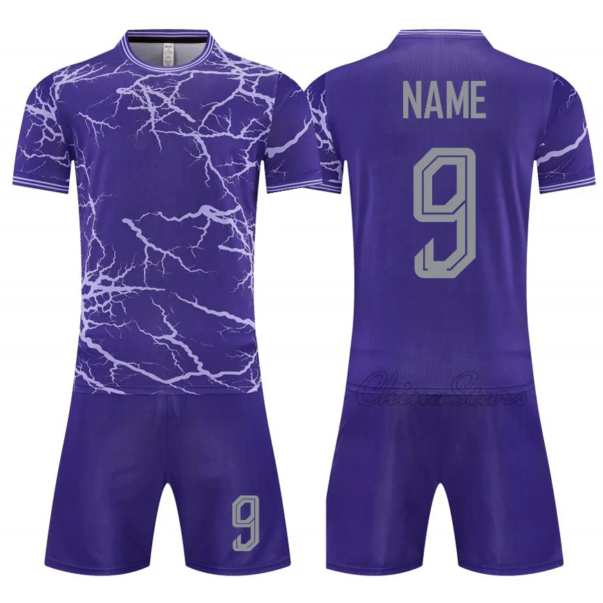 College Students Football Jerseys Tracksuit Men Soccer Uniforms Girls Women Play Ball Sportswear Kits athlete Football Clothes