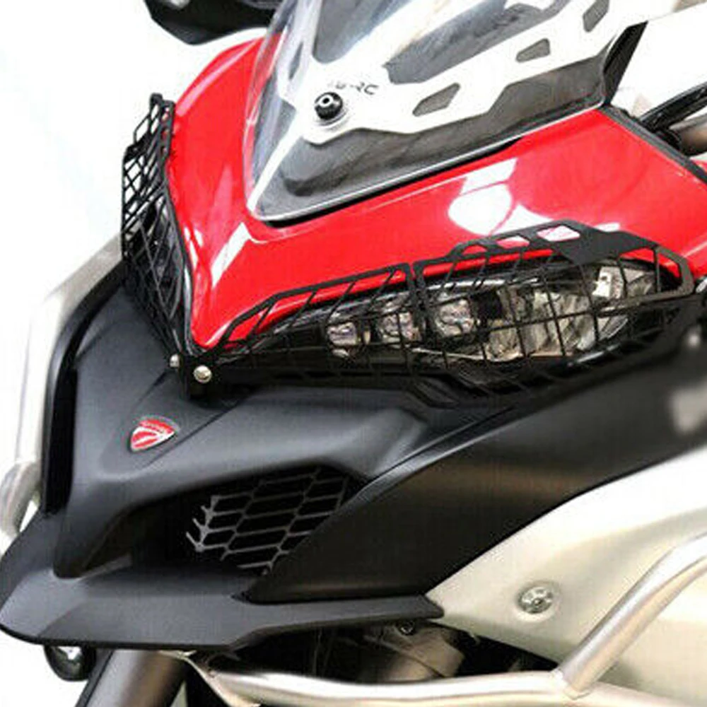 For Ducati MULTISTRADA 950 1200 1260 S D AIR GRAND ENDURO PIKES PEAK Motorcycle Headlight Head Light Guard Protector Cover Grill