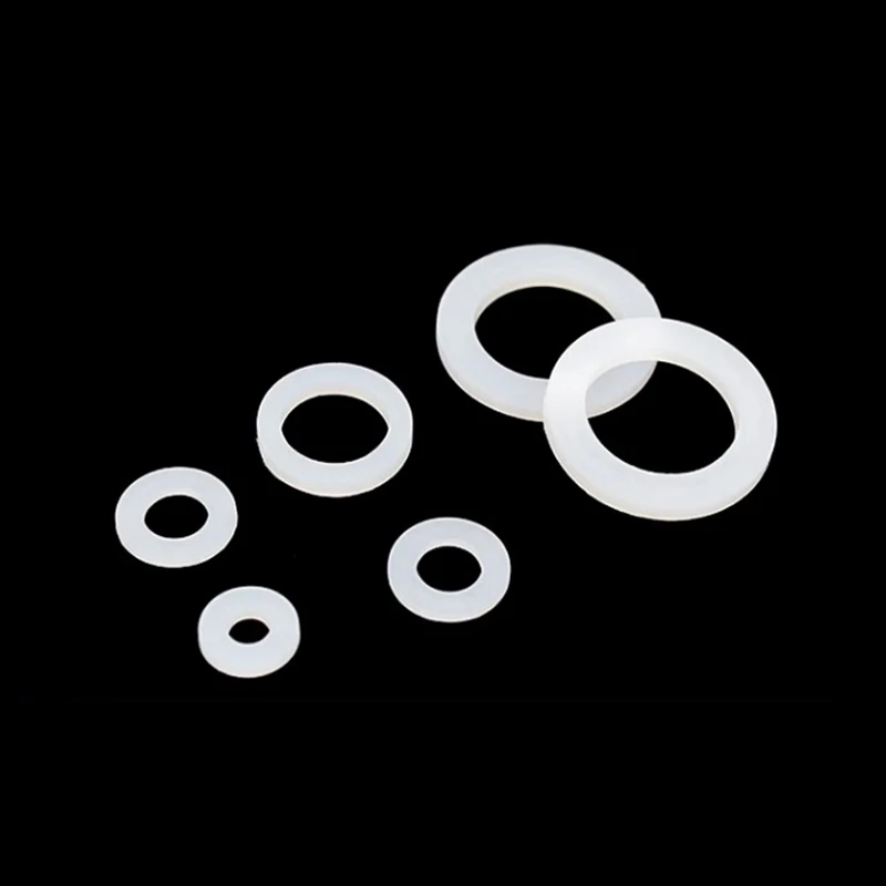 Silicone Gaskets Plastic Flat Washer Sealing 6mm-219mm Flange Gasket CS 3mm