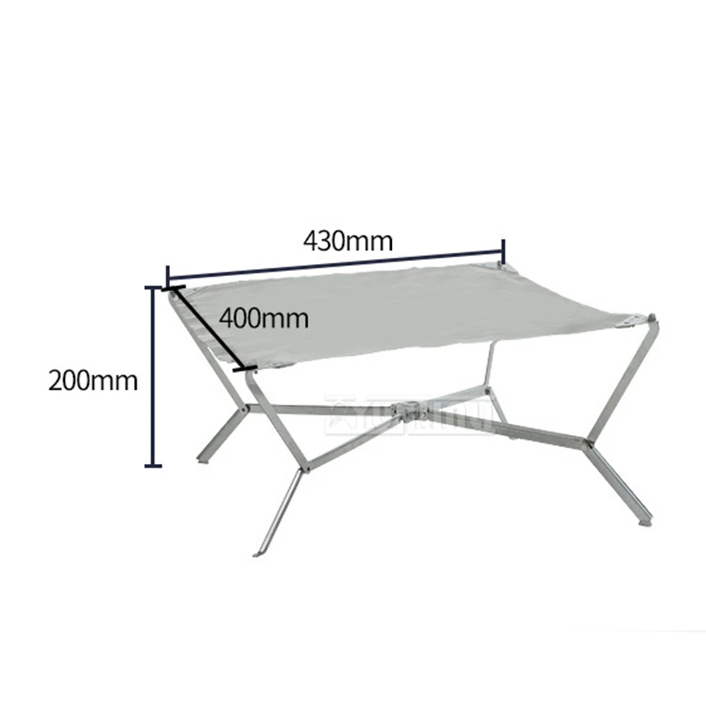 Outdoor Lightweight Folding Firewood Stove, Ultra-Light Bonfire Stand, Portable BBQ Grill Rack, Campfire Platform for Camping