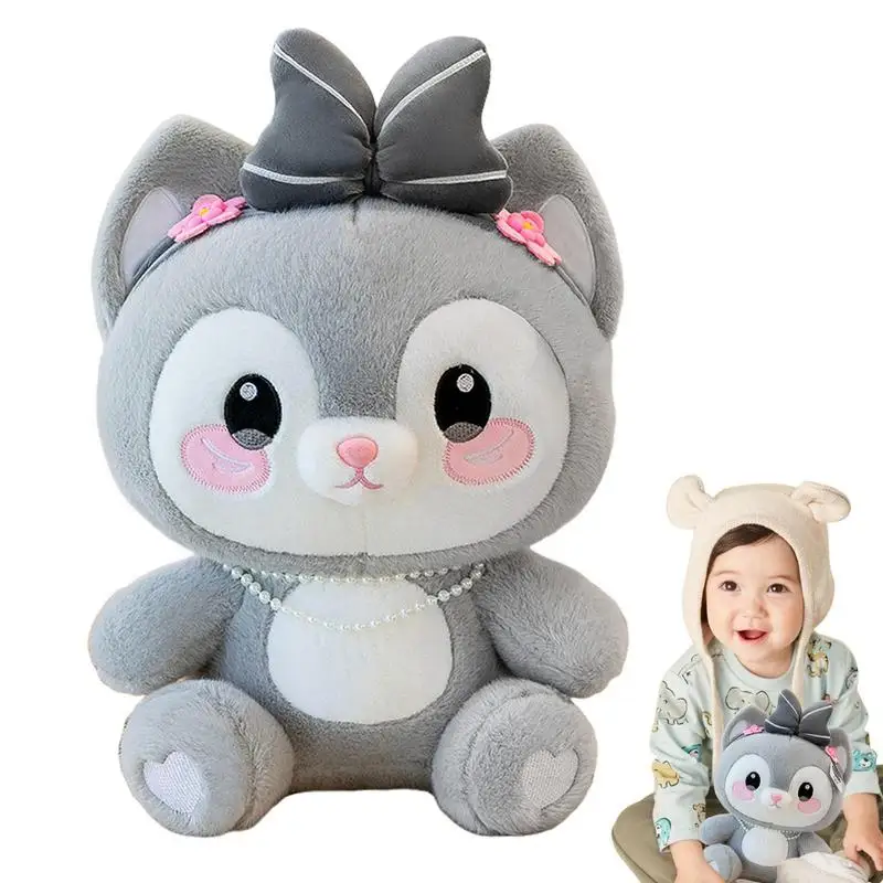 Sevimli Hayvan Oyuncaklar Yaratıcı Karikatür Peluş Yastık Sevimli Çocuk Oyuncakları Eşlik Eden Oyun Masası Dekorasyon Için Taşınabilir Hayvan Oyuncaklar
